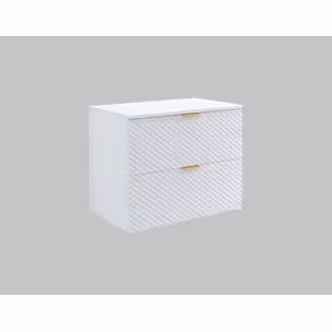 Szafka pod umywalkę wisząca LAURA 48 - 80 cm - biały