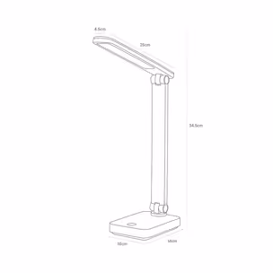 Lampa biurkowa 1949-BK - czarny