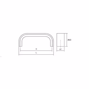 Uchwyt SENSE MINI 0301/96 czarny mat Viefe
