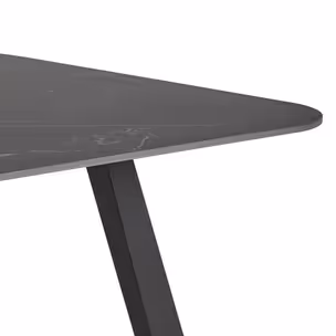 Stół z ceramicznym blatem ANTALYA 180x90 - czarny