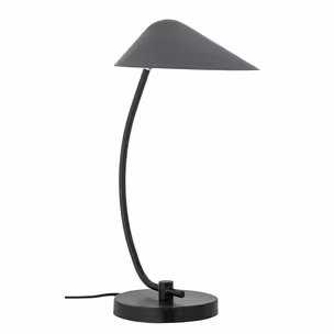 Lampa stołowa metalowa NISELLA - czarny