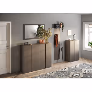 Panel ścienny FRAME - szarobrązowy