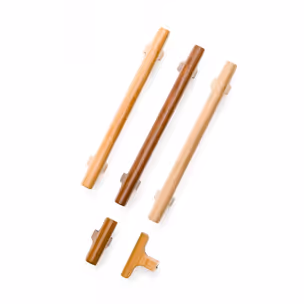 Gałka HINOKI WOOD 0681/60 surowy szczotkowany Viefe