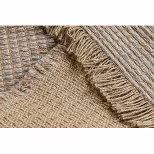 Dywan jutowy JUTE 3652 - beż / szary