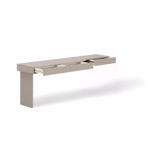 Biurko z szufladami WOOW WO-11L lewe - clay grey
