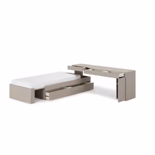 Zestaw mebli młodzieżowych WOOW SET-02P - clay grey
