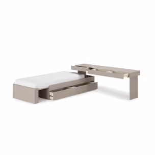 Zestaw mebli młodzieżowych WOOW SET-03P - clay grey