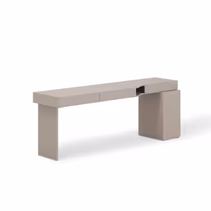 Zestaw biurko + kontenerek WOOW SET-05L - clay grey
