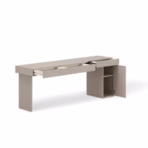 Zestaw biurko + kontenerek WOOW SET-05L - clay grey