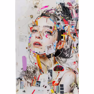 Obraz szklany ARTSY PORTRAIT SIDE 80x120