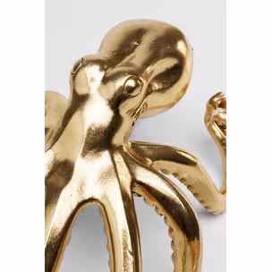 Figurka dekoracyjna/świecznik OCTOPUS 49 cm - złoty