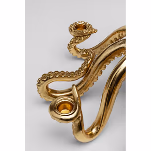 Figurka dekoracyjna/świecznik OCTOPUS 49 cm - złoty