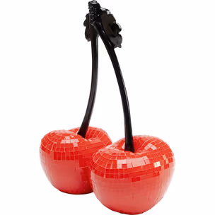 Dekoracja CHERRIES 19 cm - czerwony