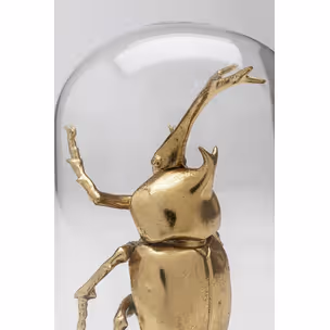 Dekoracja HERCULES BEETLE - transparentny/złoty