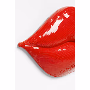 Dekoracja DISCO LIPS 59 cm - czerwony