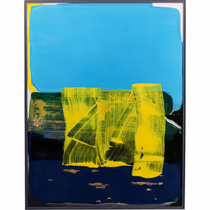 Obraz w ramie ABSTRACT HIGH GLOSS BLUE 120x160