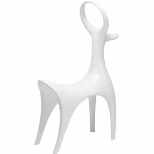 Dekoracja stojąca FAWN 113 cm - biały