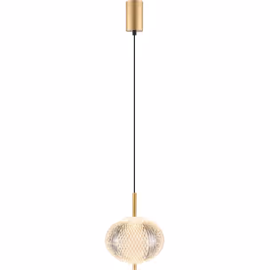 Lampa wisząca GALATEA pojedyncza DU31350/6.5W - złoty
