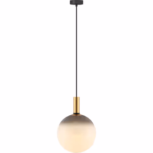 Lampa wisząca NUA pojedyncza DU31771/1L - czarny/złoty