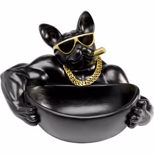 Miska dekoracyjna GANGSTER DOG - czarny