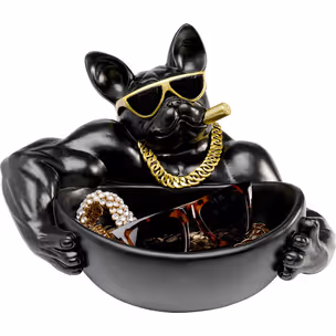 Miska dekoracyjna GANGSTER DOG - czarny