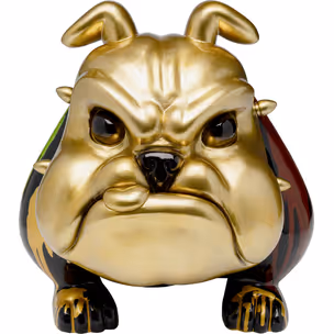 Figurka dekoracyjna MAD DOG 68 cm - złoty/kolorowy
