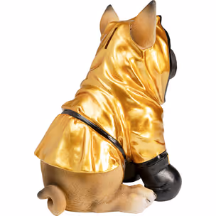 Skarbonka BOXING DOG - złoty/czarny