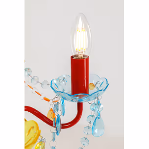 Lampa wisząca STARLIGHT RAINBOW 4-ramienna - wielokolorowy