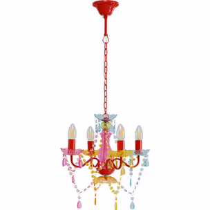 Lampa wisząca STARLIGHT RAINBOW 4-ramienna - wielokolorowy