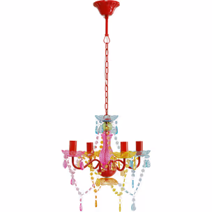 Lampa wisząca STARLIGHT RAINBOW 4-ramienna - wielokolorowy