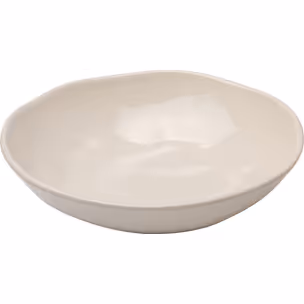 Talerz głęboki ORGANIC 22 cm - kremowy