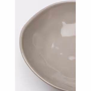 Talerz głęboki ORGANIC 22 cm - szary