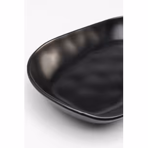 Półmisek ORGANIC 25x16 cm - czarny