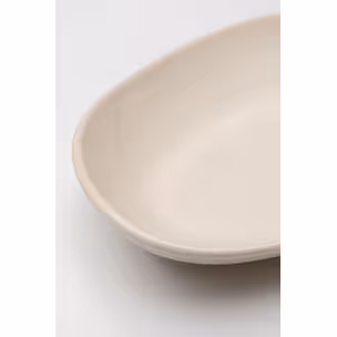 Półmisek ORGANIC 25x16 - kremowy
