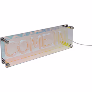 Lampa stołowa LED FONT Come in - czerwony