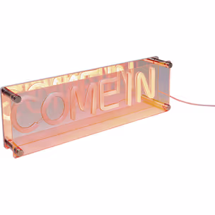 Lampa stołowa LED FONT Come in - czerwony