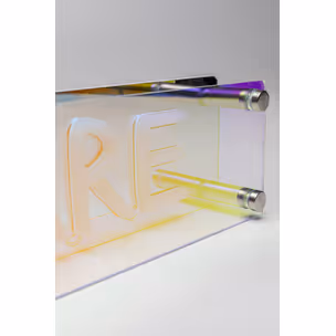 Lampa stołowa LED FONT Kare - czerwony
