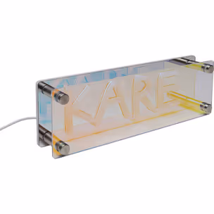 Lampa stołowa LED FONT Kare - czerwony