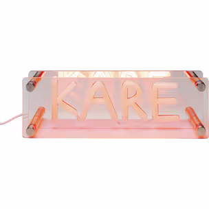 Lampa stołowa LED FONT Kare - czerwony