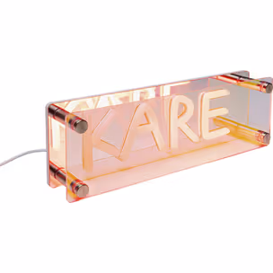 Lampa stołowa LED FONT Kare - czerwony