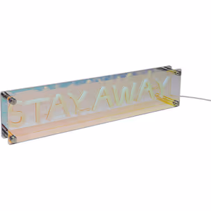 Lampa Stołowa LED Font STAY AWAY