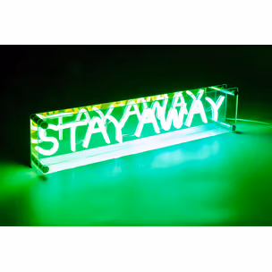 Lampa Stołowa LED Font STAY AWAY