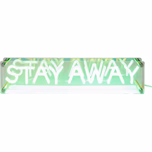 Lampa Stołowa LED Font STAY AWAY