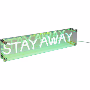 Lampa Stołowa LED Font STAY AWAY