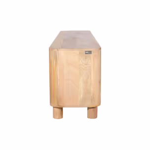 Szafka RTV drewniana 4-drzwiowa RIMINI RM-03-MN - mango naturalne