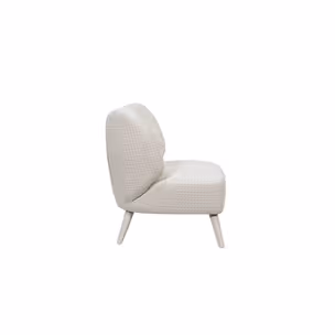 Fotel LEITH boucle - kremowy