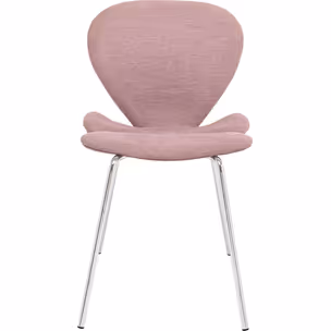 Krzesło tapicerowane SOFT PETAL - różowy