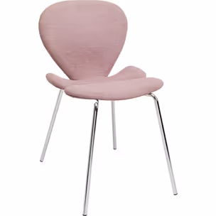 Krzesło tapicerowane SOFT PETAL - różowy