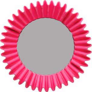 Lustro ścienne okrągłe HERMOSA 38 cm - różowy