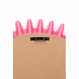 Lustro ścienne okrągłe HERMOSA 38 cm - różowy